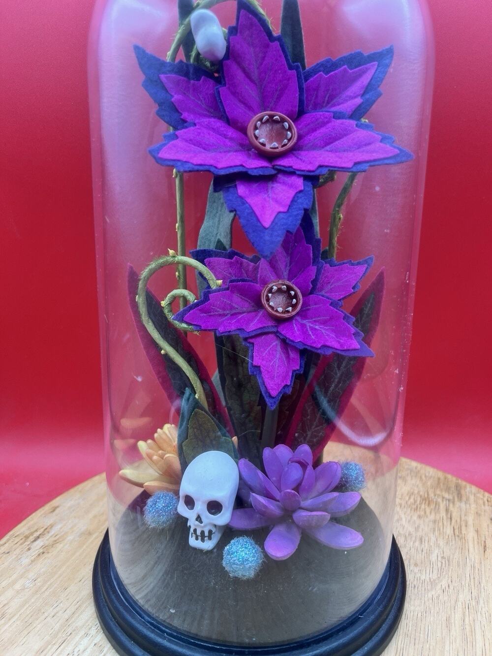 Target Hyde and EEK! Faux Creepy Plants in Cloche Halloween Home 2019